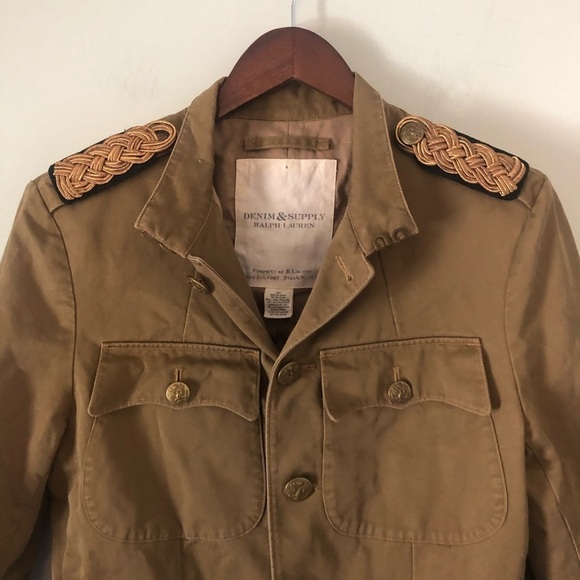 Denim & Supply Ralph Lauren Czar Officer Military Jacket - Picture 4 of 8